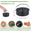 Stainless Steel Mosquito Spiral Holder, Mosquito Coil Holder, Portable Metallic