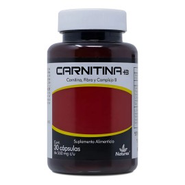 Carnitina Con Complejo B Frasco Con 30 Cpsulas Naturex Na