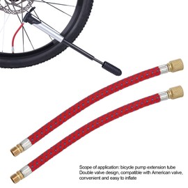 RiToEasysports Manguera de Extensión para Inflador de Bomba de Aire de 6,5 Pulgadas, 2 Uds., Manguera de Extensión para Bomba de Bicicleta de Montaña Y Carretera