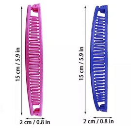 Youme Banana Clips Hair for Women Vintage Large Bananas Hair Clip for Thick Fine