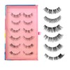 Natural False Eyelashes Set, 6 Styles, Reusable Handmade Lashes with