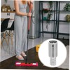 Mikinona 2pcs Threaded Handle Tips for Broom and Mop Metal