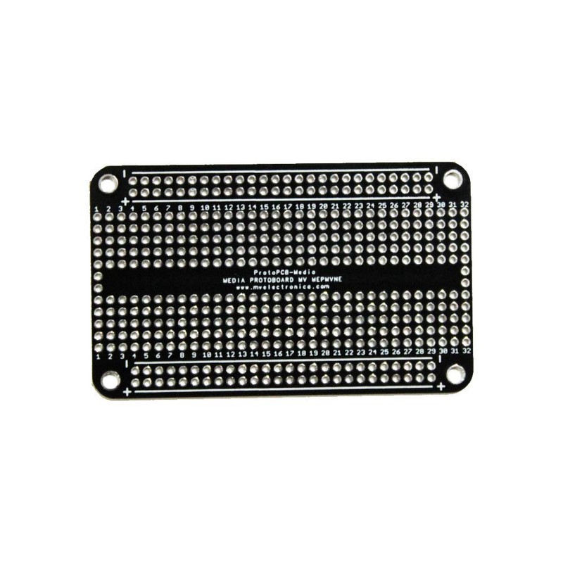 Placa DE Circuito PCB Perforada Tipo PROTOBOARD 428 Puntos (5