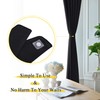 NICETOWN Magnetic Curtain Tiebacks - Modern Unique Upgraded Design Decorative