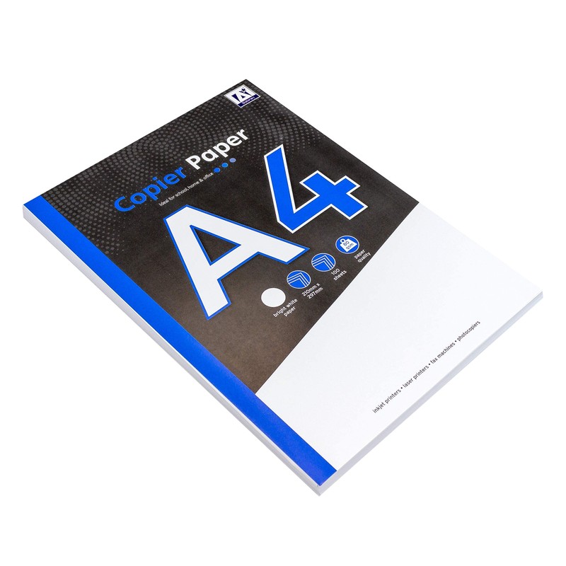 A4 Copier and Printer Paper - 100 Sheets, 80gsm Bright