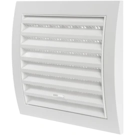Repa Market White Adjustable Ventilation Grill - Louvered Air Vent Covers for Walls, Ceiling Outside and Inside - 153 x 148 mm / 6" x 5.82" Inch - Bathroom Ventilation Cover with Mesh Screen