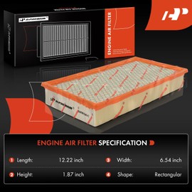 A-Premium 2-PC Engine & Cabin Air Filter with Activated Carbon Compatible with Lincoln LS 2003-2006, 3.0L 3.9L & Jaguar S-Type SType 2003