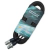 keepdrum Microphone Cable XLR 3 Pin 6m Orange Purple Black