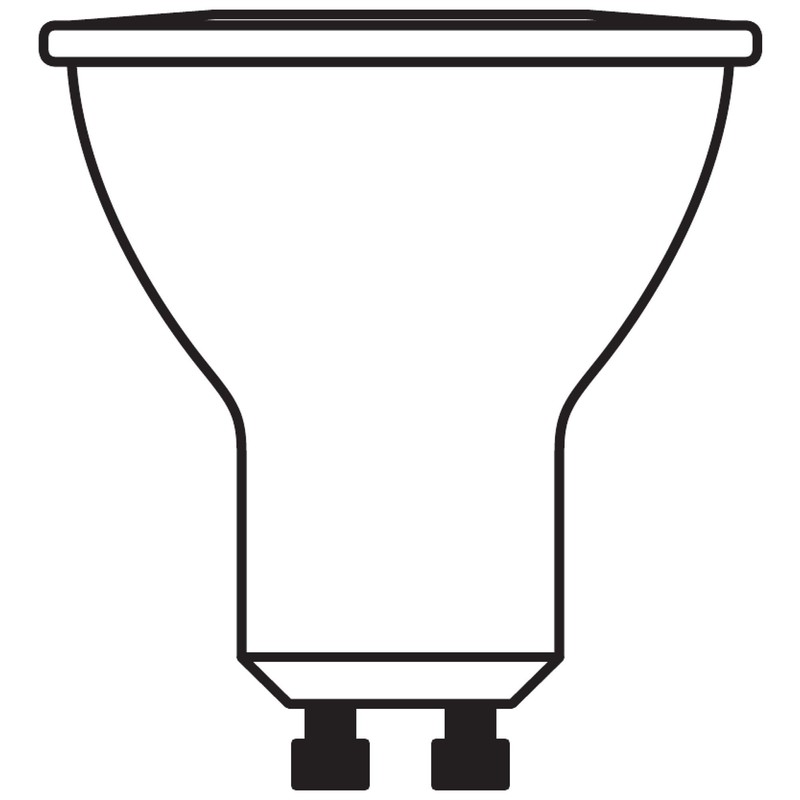 OSRAM Dimmable PAR16 LED Reflector Lamp with GU10 Socket, Warm