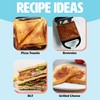 Tasty Mini Sandwich Maker, Makes Sandwiches, Paninis, Grilled Cheese, Desserts,