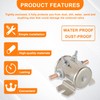 HUAREW Max 300A Continuous Duty Solenoid Relay 4-Terminal Nickel-Plating 12VDC