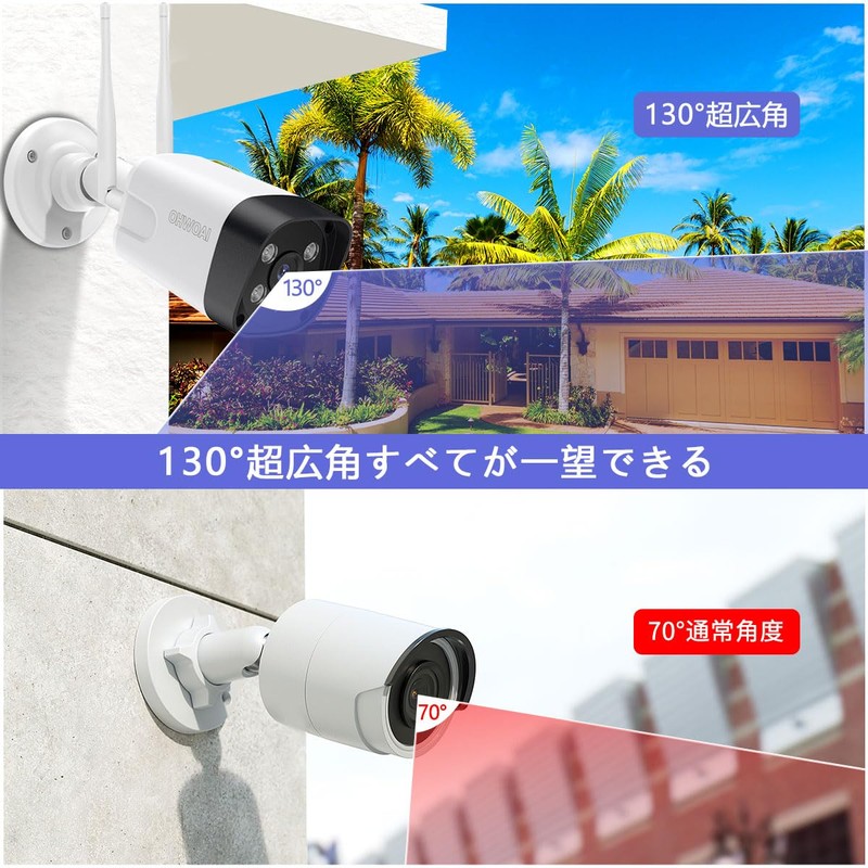 [Double Antenna, Two-way Calling, Wide Angle] Security Camera, Wireless Security
