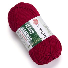 YARNART Bamboo Blend Yarn%50 Bamboo%50 PAC 1 Skein Yarn 1.76 OZ 164 YDS Pack of 1 for SIPRING and Summer Kintting Projects (145)