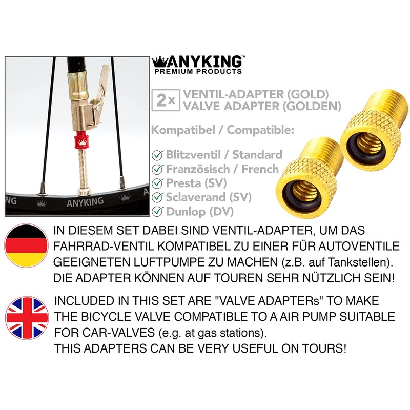 Presta Presta Presta Bicycle Valve Replacement Set 30 Pieces