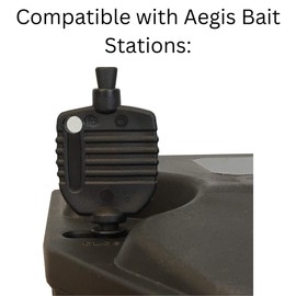 Key for Aegis Mouse Bait Stations - Rat Bait Station Key Compatible with Aegis RP, Mouse and Anchor Bait Stations - Comes with Robby’s Cloud Keychain (1 Pack)