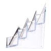 BTSKY 2Pcs 8 Pockets Acrylic Business Card Holder Stand Clear