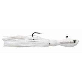 SPRO Fishing SSTJW-3 Squid Tail Jig Fishing Lures, White, 3 oz