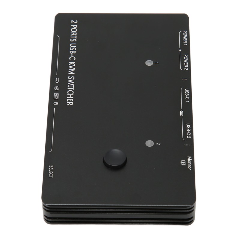 Type C KVM Switch 2 In 1 Out 10Gbps 3840x2160