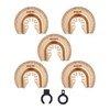 Oscillating Tool Blades, HEMUNC 5pcs Universal Semicircle Carbide Oscillating Multitool