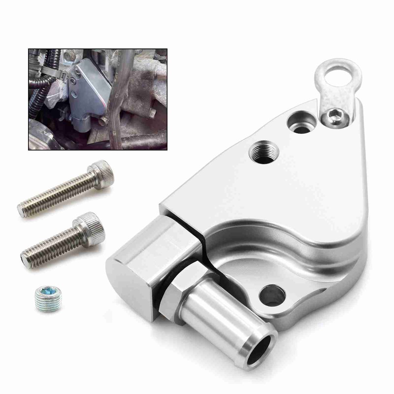 Intake Manifold Coolant Adapter Plate Aluminum Alloy Easy Installation Swap