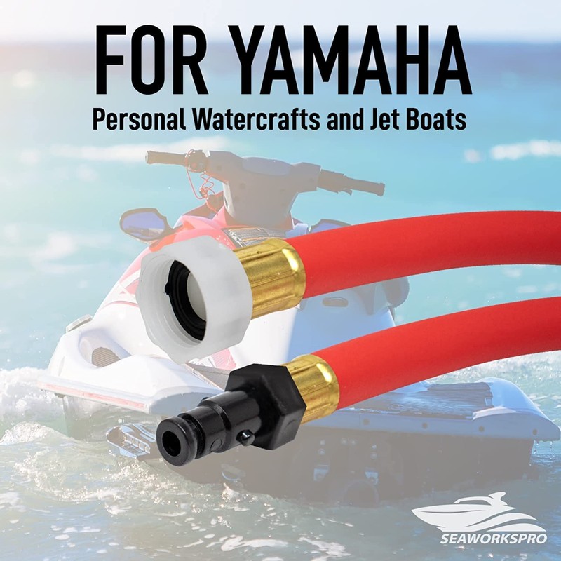 Seaworks Flush Hose Adapter Kit for Yamaha Waverunner Jet Ski