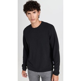 NN07 Men's Clive Waffle Knit Tee, Black, XL