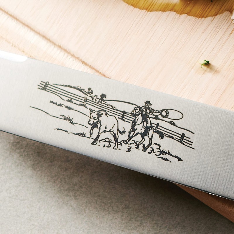 Tramontina Churrasco Gaucho Forged Style Knives, 7-Inch High-Carbon Stainless Steel