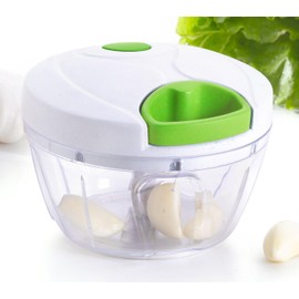 Fifth Ave Kraft Manual Food Processor - Efficient Mini Pull Chopper, Hand Food Chopper for Easy and Quick Food Prep, Compact Manual Chopper Ideal for Vegetables, Fruits, Nuts, and More