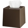 Bronze Tissue Box Cover Square - Plastic Facial Tissue Box