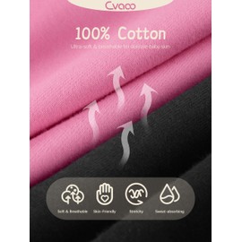 Cvaoo 5-Pack Unisex Baby Pants 0-24M, Cotton Baby Boy Girl Pants Pull-On Leggings for Infant Boys & Girls, Multicolor Gray, Black, Navy, Rose, Light Pink Set B 18M