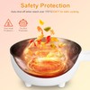 KOCASO Electric Hot Pot with Steamer, 3L Non-Stick Multi-Cooker, Dual