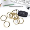 10 Pcs Metal Spring Round Carabiner Inner Diameter 1 Inch