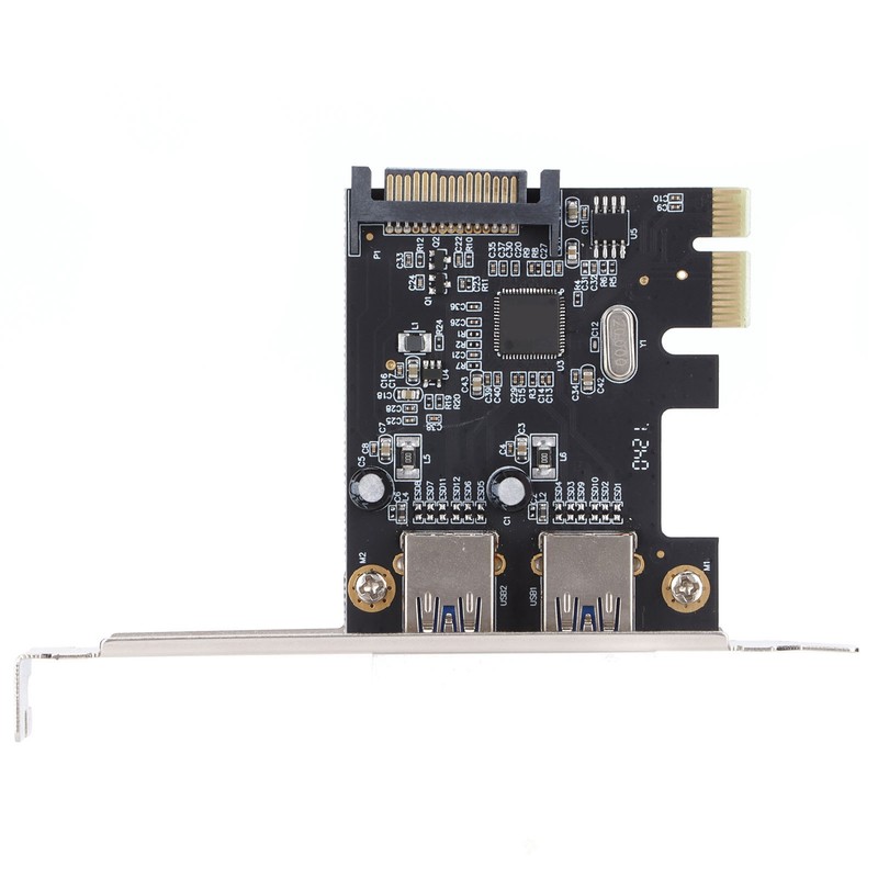 PCIE Expansion Card USB3.0 5Gbps HighDpeed Transmission TwoPort Desktop Computer