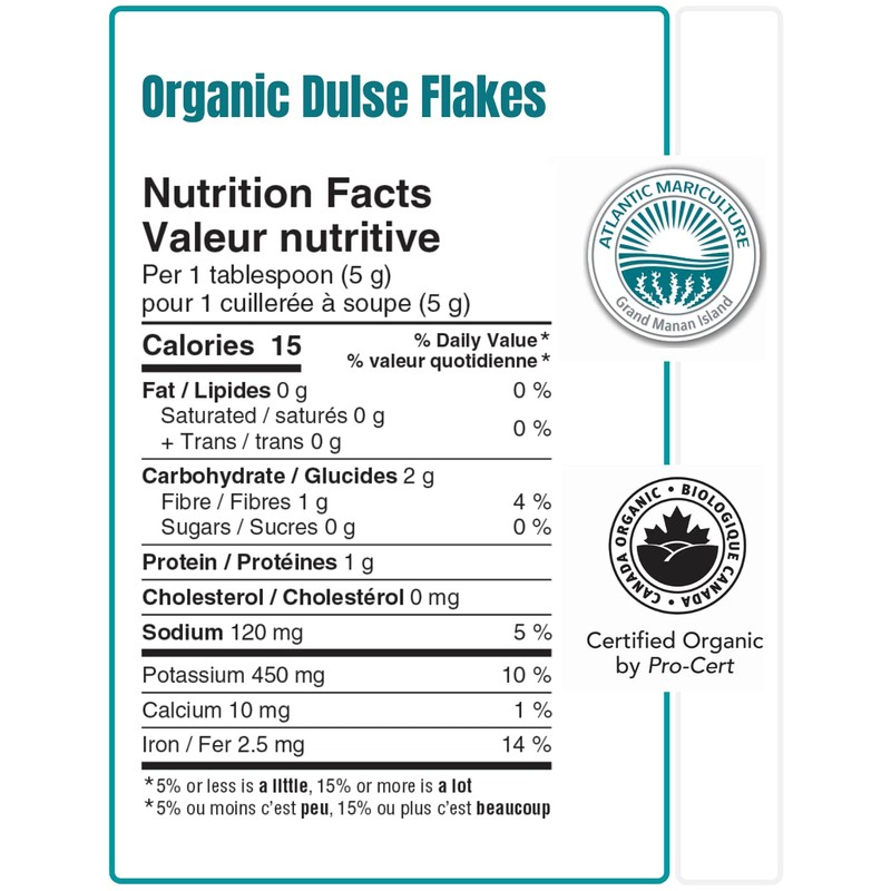 Organic Dark Harbour Dulse Flakes (1 Pack) 40g