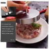 Sosoport Stainless Steel Burger Press Mold Round Patty Maker for