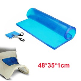 Motorcycle Seat Gel Pad Car Driver Seat Cushion Shock Absorption Mats Reduce Fatigue Comfortable Soft Cooling Gel Pad Cool DIY Pad Office Chair Seat Cushion Motorcycle Seat Foam(48 x 35 x 1cm)