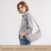 Pomelo Best Nylon Crescent Crossbody Bag for Women and Men,