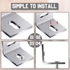 Dunzy 18 Pcs 1x1 Inch Heavy Duty Wood Table Top