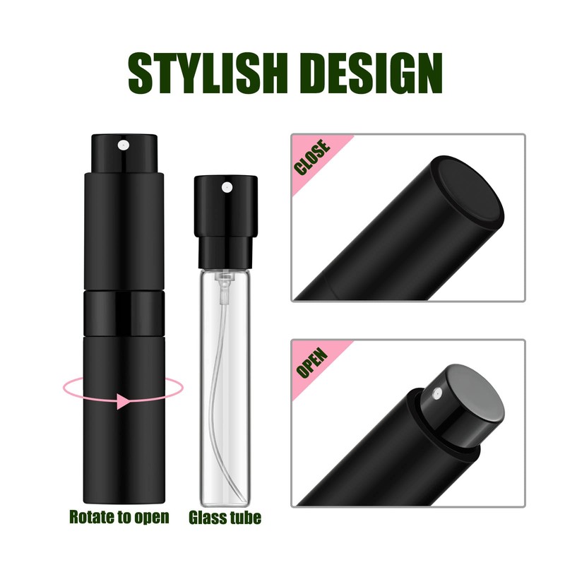 IRON BILL 2 PCS/8ml Portable Mini Perfume Atomizer bottles, Empty