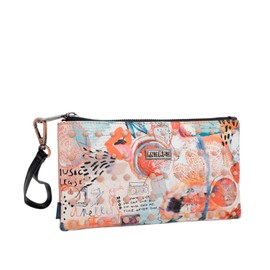 Anekke Women's Purse Card Holder Medium Handbag Made of Faux Leather with Zip Women's Purse with Handle Fun & Music Collection Women's Accessories and Accessories 24 x 14 x 2 cm, various colours