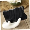 Beavorty 2pcs Natural Black Horn Gua Sha Scraping Plate for
