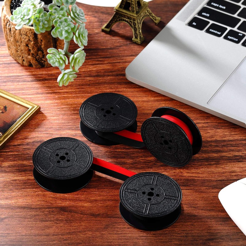 Tenare 8 Pair Universal Typewriter Ribbon Twin Spool Ribbon Twin