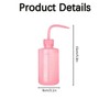 Wash Bottle, Pink Rinse Bottle for Eyelashes, Plastic Squeeze Bottle