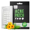 Parche Hidrocoloide Para Acné, 360 Unidades, 4 Tamaños, Cara