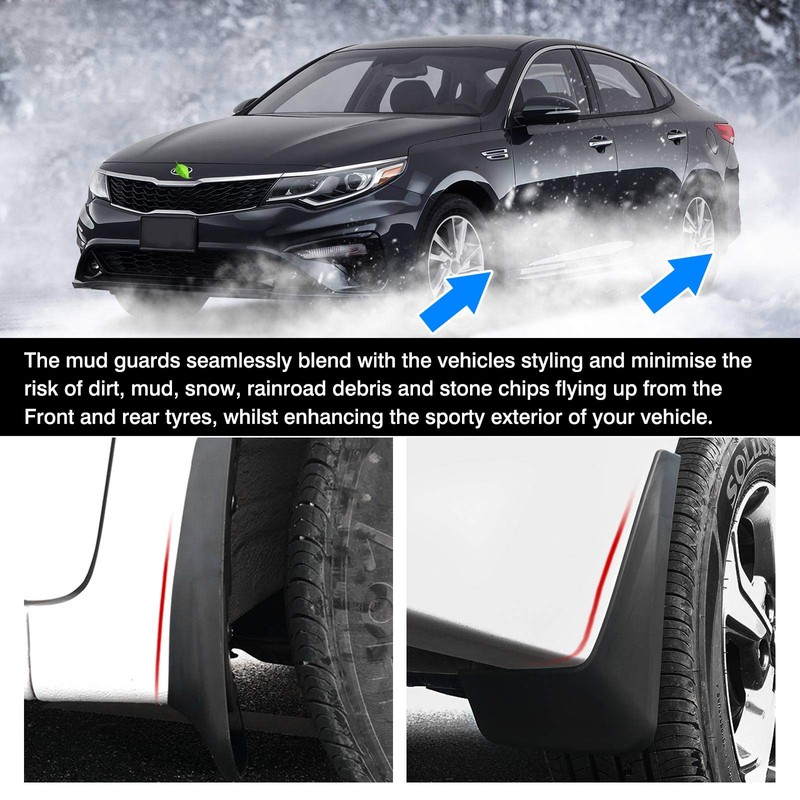 Autorder Mud Flaps Splash Guards for 2024 2025 2026 Ford