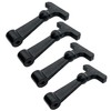Black Replacement Cooler Latches (4 Pack) - Compatible with Yeti