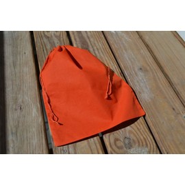 Cotton Single Drawstring Muslin Bags 6"x10" (Black Color)-25 Count Pack