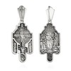 NKlaus 15506 Pendant 925 Silver Crucifix & Resurrection of Christ