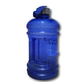 EKNA Bottle | 2.2 Liter | Wasserflasche | Trinkflasche | Wasser Gallone | Ideal für den täglichen Wasserbedarf | Für den Alltag, Fitness oder Reisen | BPA Frei | Mit Füllstandsanzeige (Blau)