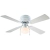 Boston Harbor 42-742t-sh-en-wh Ceiling Fan, White, 42"